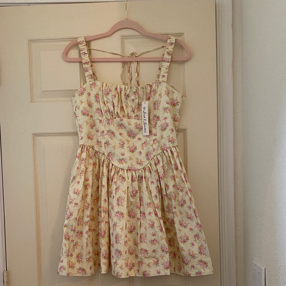 NWT For Love And Lemons Zofia Mini Dress